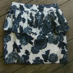 Nwot  peplum skirt by MILLY New York